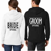 Image result for Bride and Groom Hoodies