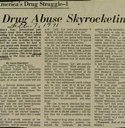 Image result for Newspaper Articles On Drug Abuse