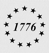 Image result for 1776 Flag Black and White