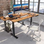 Image result for Home Office Adjustable Height Desk