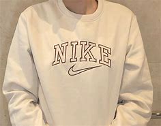 Image result for Beige Vintage Nike Sweatshirt