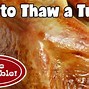 Image result for Best Way to Thaw Turkey