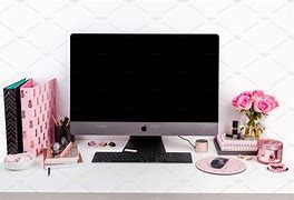 Image result for Pink Computer Desk