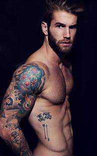 Image result for Man with Tattoos
