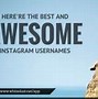 Image result for Unique Instagram Names
