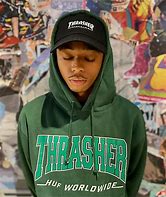 Image result for Thrasher Purple Flame Hoodie