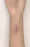 Image result for Small Simple Tattoos Arrow Compass