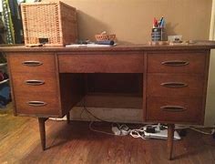 Image result for Mid Century Broyhill Desk