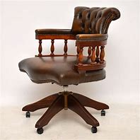 Image result for Antique Leather Office Chair