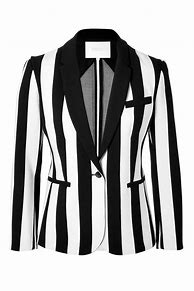 Image result for Black and White Plus Size Blazer