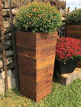 Image result for Wood Porch Planters