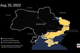 Image result for Ukraine War Advances Map
