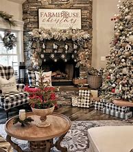 Image result for Farmhouse Christmas Decorating Ideas
