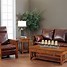 Image result for Brown Mission Leather Recliner