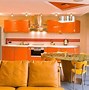 Image result for Cool Kitchen with the Orange Fridge