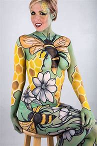 Image result for Bee Body Paint