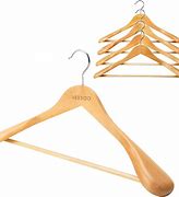 Image result for Wooden Coat Hangers Amazon