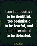 Image result for Optimistic Quote of the Day