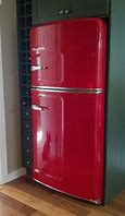Image result for retro red refrigerator