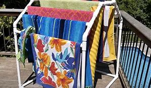 Image result for Clothes Drying Rack Stand Out of PVC