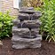 Image result for Outdoor Waterfall Fountains in Backyard