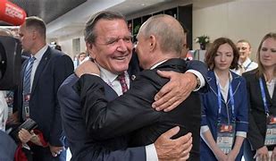 Image result for Gerhard Schroeder Putin ties