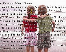 Image result for True Friendship Poems Short