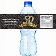 Image result for Birthday Water Bottle Labels