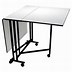 Image result for Foldable Work Table with Wheels