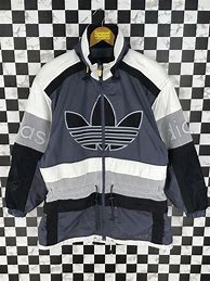 Image result for Vintage 80s Black Bomber Jacket Adidas