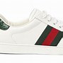 Image result for Gucci White Leather Sneakers