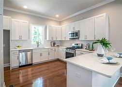 Image result for White Kitchen with Gold Hardware