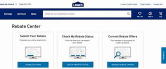 Image result for Lowes.com Rebates