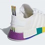 Image result for Adidas NMD Rainbow Bottom