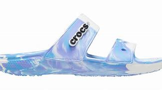 Image result for Crocs Classic Cozzzy Marbled Sandal, Green, M15