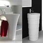 Image result for Modern Bathroom Pedestal Sinks