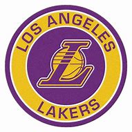 Image result for LA Lakers Logo Picture Round