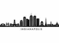 Image result for Indianapolis Skyline Drawing
