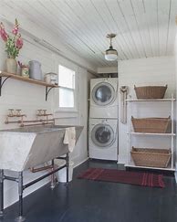 Image result for Industrial Farmhouse Laundry Room