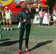 Image result for Olivia Newton-John Grease Leather Pants Images