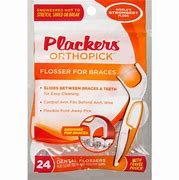 Image result for Plackers, Orthopick, Dental Flossers, 36 Count
