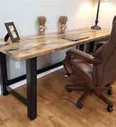 Image result for wood office desk