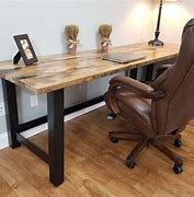 Image result for Wood Block Top Desk