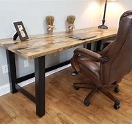 Image result for Small Dark Wood Computer Desk
