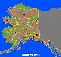 Image result for Alaska Mountains Map