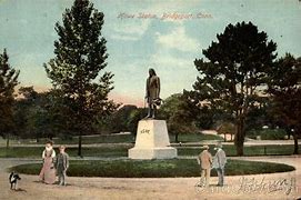 Image result for Statue in Bridgeport CT of Gustave Whitehead
