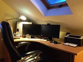 Image result for Built in Office Desk