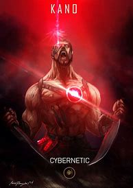 Image result for Mortal Kombat Kano Artwork