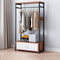 Image result for Closet Clothes Rack Pole
