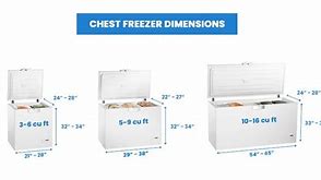 Image result for commercial chest freezer sizes